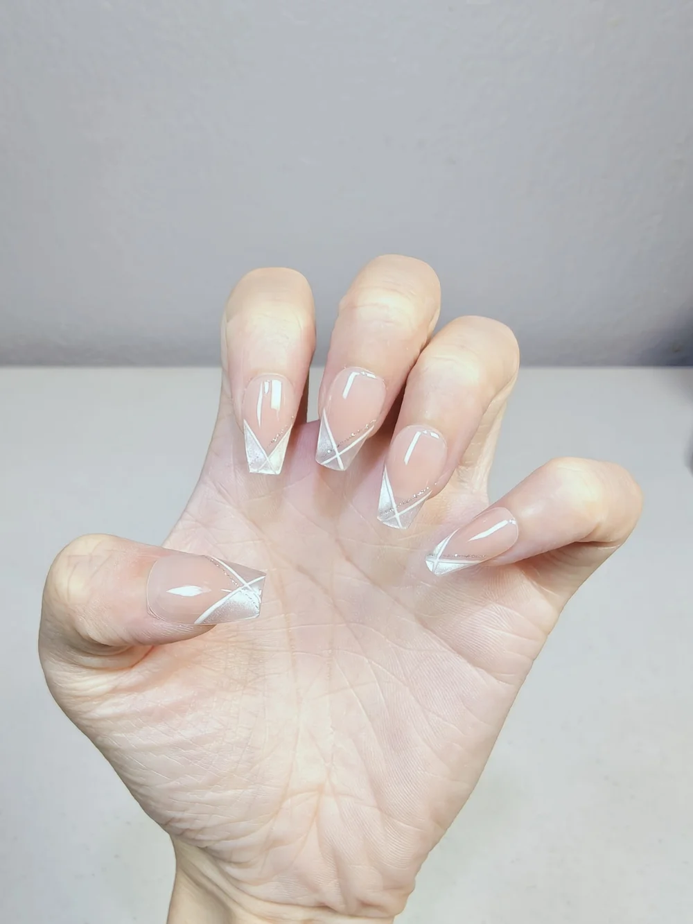 Handmade delicate white